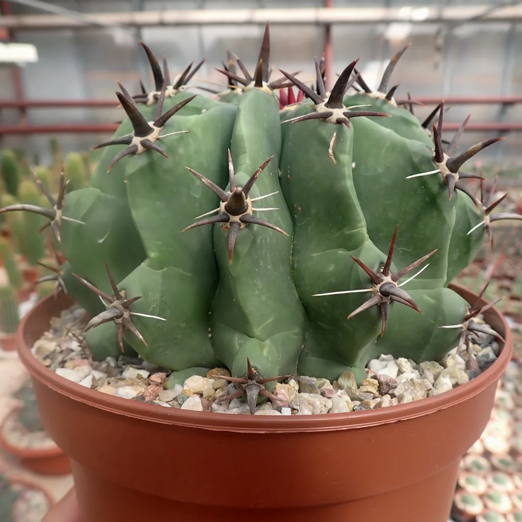 Ferocactus glaucescens cv. Nudum